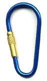 2.25" Aluminum Key Ring R-10 Made in America by Malibu Key Rings