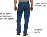 Sale: Men's #103 5 Pocket Heavyweight 14oz Jeans by ROUND HOUSE® Made in USA