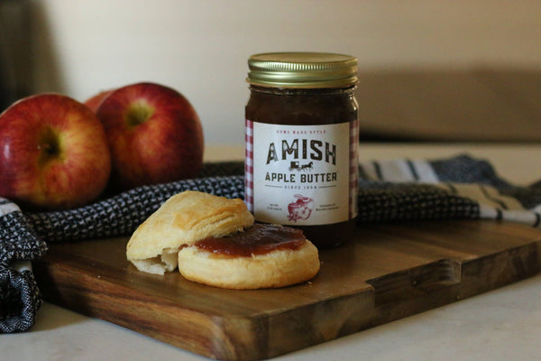 Amish Apple Butter - Regular (12 oz jar) Made in USA
