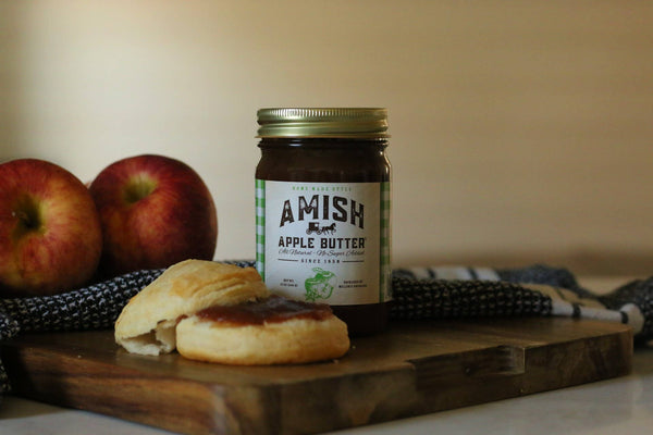 Amish Apple Butter - No Sugar Added (12 oz jar)