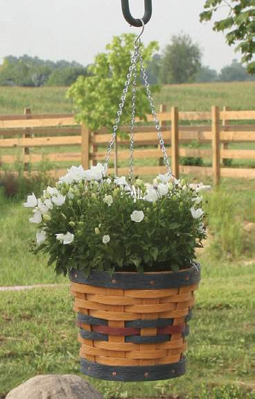 Round Hanging Basket 8" Made in USA by Krasco #802