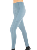 Hamptons Pocketed Legging Blue Ashes 991SBEB Made in USA