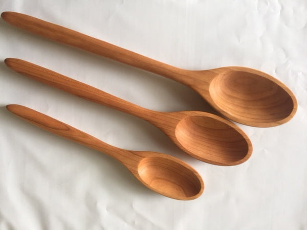 Very Limited Supply: Cherry Wooden Stirring Spoon Made in USA