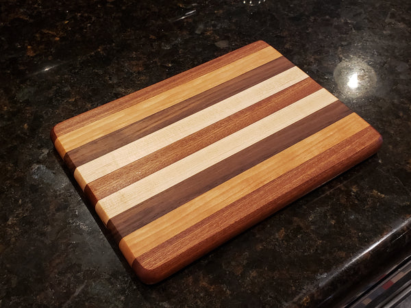 Hardwood Cutting Board - Small 10" x 8" Made in USA