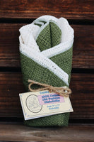 New Color: Cotton Dishcloths 12x12 2-4pk USA Made by Country Cottons DishCLOTH