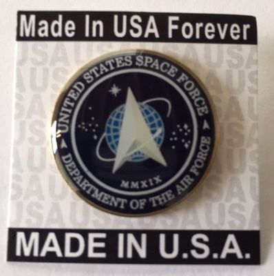 Space Force Flag Pin Made in USA