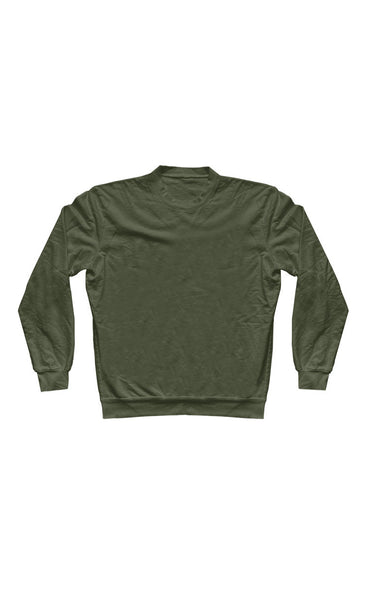 2-Pack of Cotton Crew Neck Sweatshirt Made in USA 13159