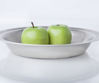 9" Stainless Steel Pie Pan USA Made by 360 Cookware BW010-PP
