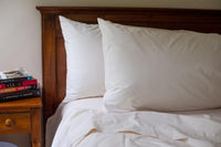 Classic Hemmed Pillowcases Set of 2 made from USA Farmer Grown Cotton