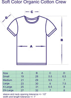 Sale: 2-pack Organic Cotton Soft Color Crew T-shirt Size S - 3XL Made in USA SW100