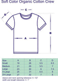 Sale: 2-pack Organic Cotton Soft Color Crew T-shirt Size S - 3XL Made in USA SW100