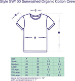 2-pack Natural Organic Cotton Crew T-shirt Size S - 3XL Made in USA SW100