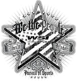 We The People Grey SoftTECH™ Lightweight Hoodie by WSI Sport Made in USA 672BLHP