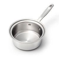 1.75 Quart Saucepan with Cover by 360 Cookware Made in USA