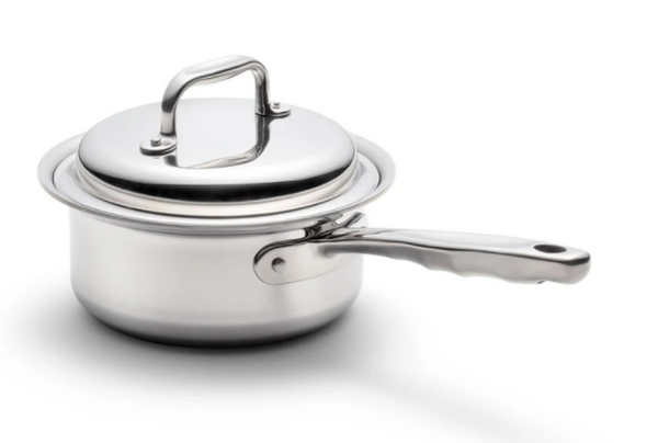 1.75 Quart Saucepan with Cover by 360 Cookware Made in USA