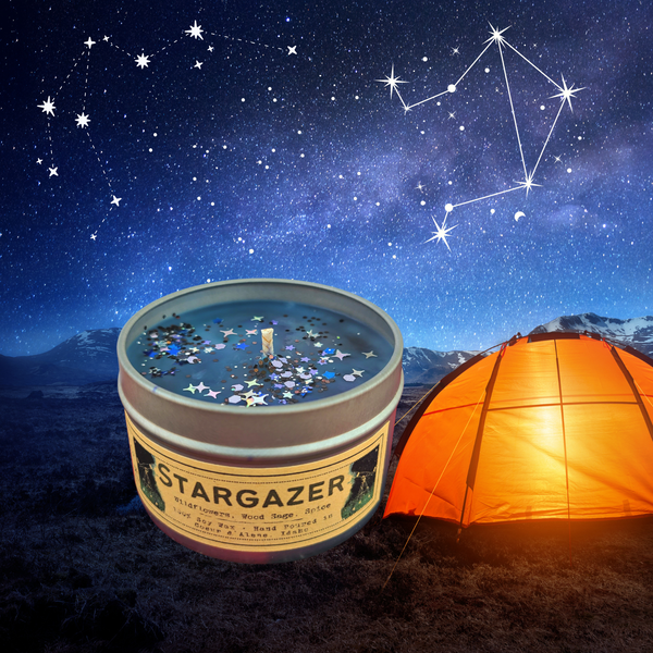 Sale: 2-Pack Stargazer - USA MADE - Soy Wax Candles: 4 OZ.