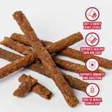Wild Ranger Beef Jerky & Superfoods Dog Treats 8oz Made in USA
