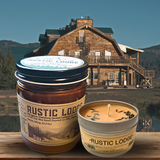 Sale: 2-Pack Rustic Lodge - USA MADE - Soy Wax Candles: 4 OZ.